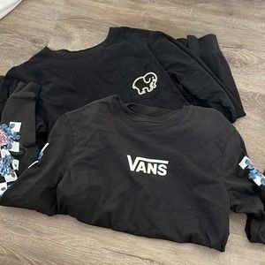 Ivory Ella and Vans long sleeve
